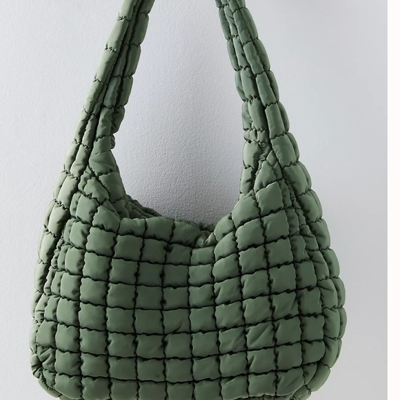 Free People Quilted Carryall in Washed Sage NWT - Picture 4 of 8